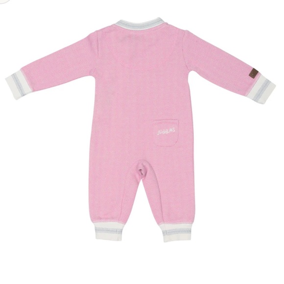 6-12 m Organic cotton playsuit, organic cottage collection by Juddlies designs - Picture 2 of 14